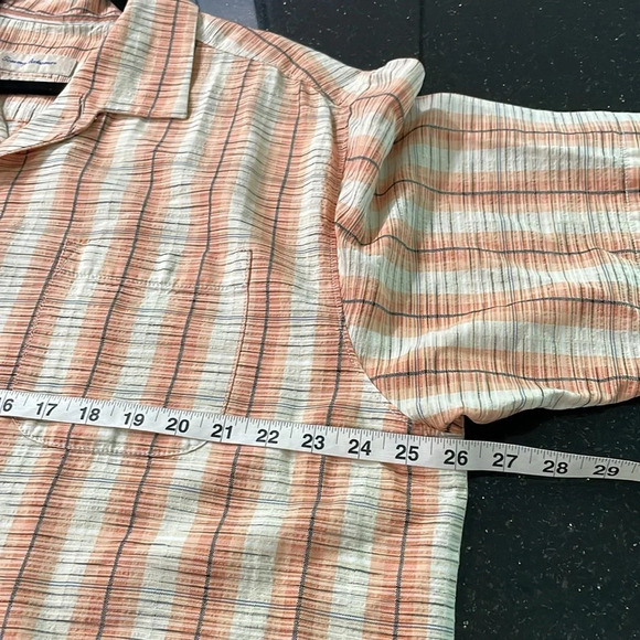 Tommy Bahama Original Fit Silk Men's Button Down Shirt Size XL - Picture 7 of 8